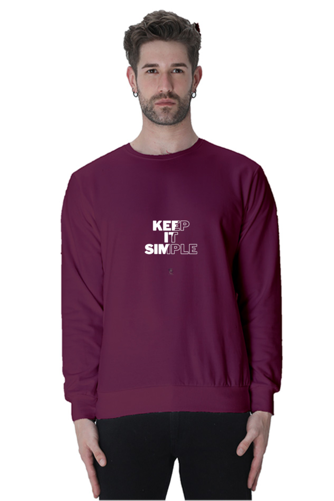 Keep It Simple Sweatshirt #CalcuttaCollection