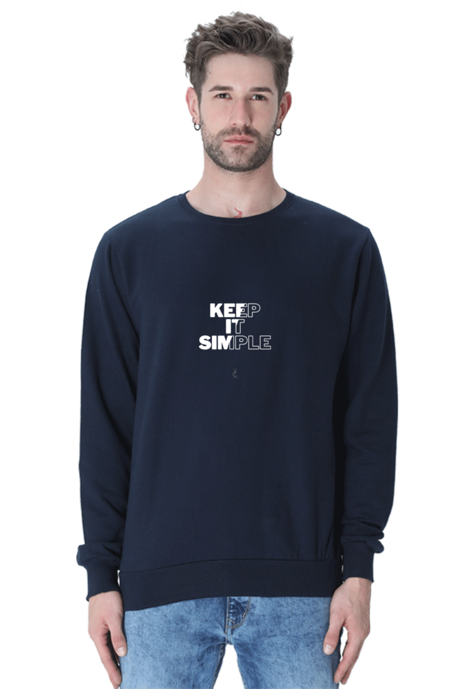 Keep It Simple Sweatshirt #CalcuttaCollection