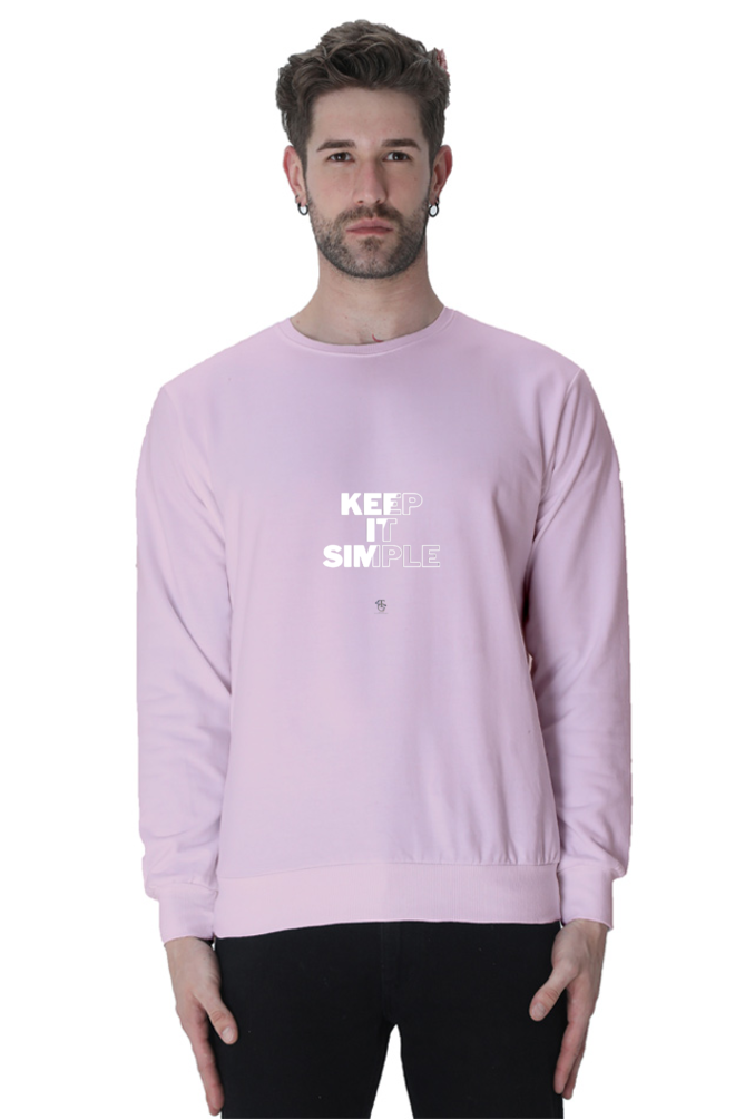 Keep It Simple Sweatshirt #CalcuttaCollection