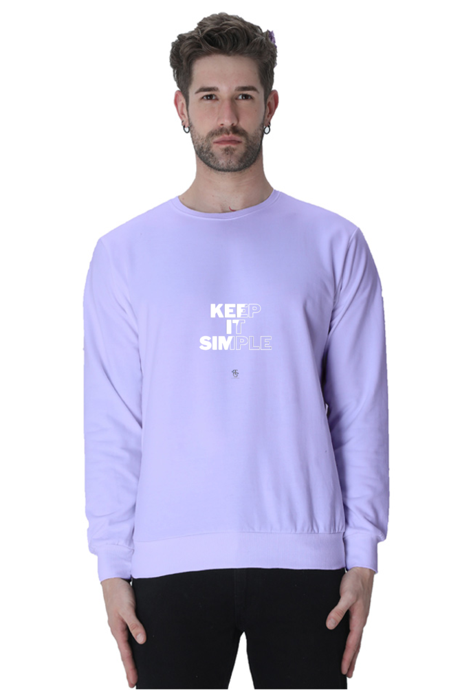Keep It Simple Sweatshirt #CalcuttaCollection