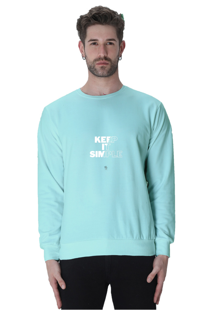 Keep It Simple Sweatshirt #CalcuttaCollection