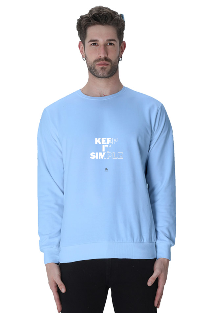 Keep It Simple Sweatshirt #CalcuttaCollection