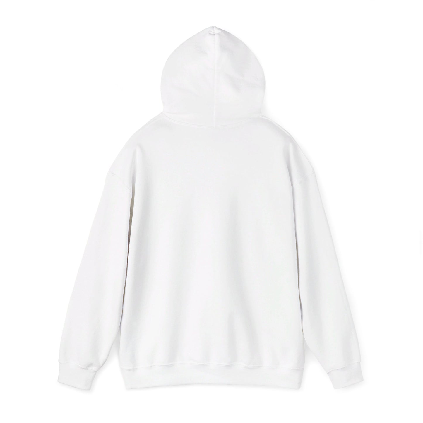 Never Give Up! Unisex Heavy Blend™ White Hooded Sweatshirt #LondonCollection