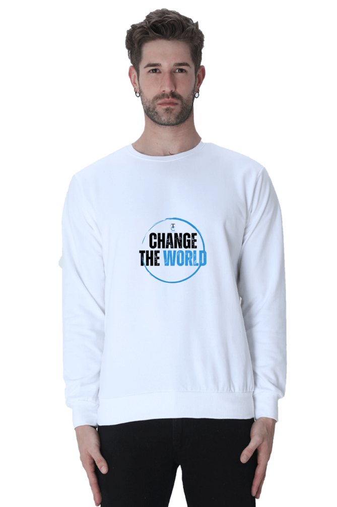 Change the World - Men Sweatshirt #CalcuttaCollection