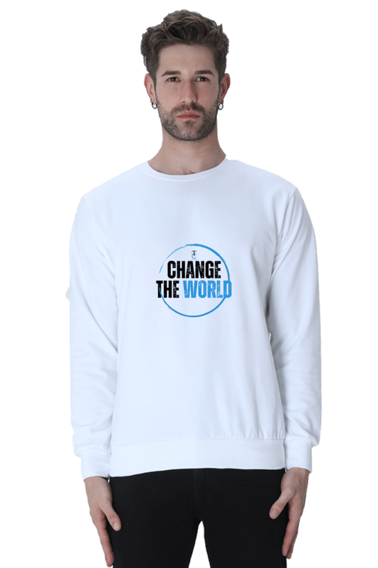 Change the World - Men Sweatshirt #CalcuttaCollection