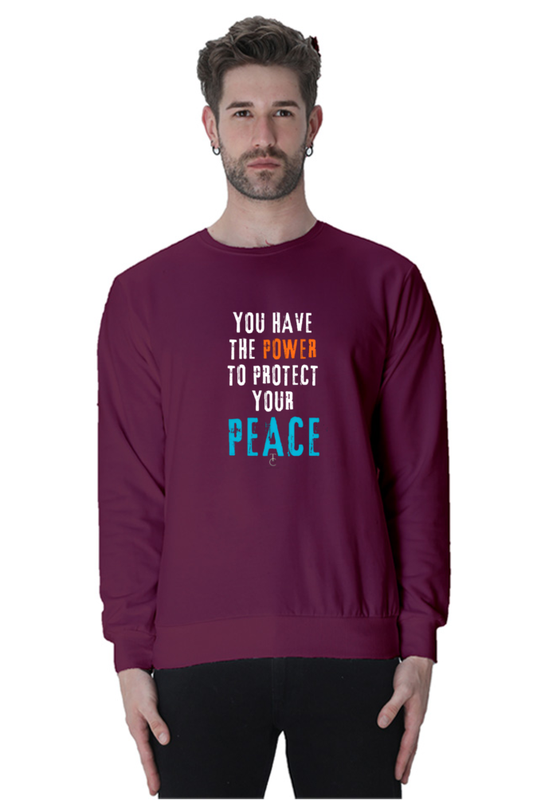 Peace! Men Heavy Blend™ Crewneck Sweatshirt #CalcuttaCollection