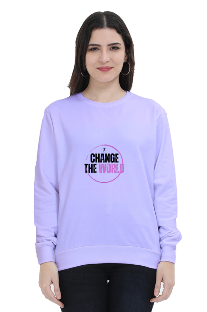 Change the World - Women Sweatshirt #CalcuttaCollection