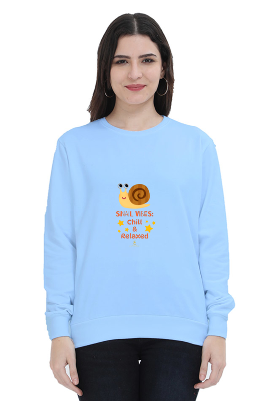 Snail vibes - Women Sweatshirt #CalcuttaCollection