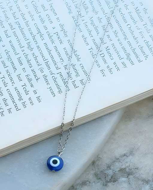 PD Enterprise Evil Eye Circular Mini Pendant Blue #SpiritualCollection