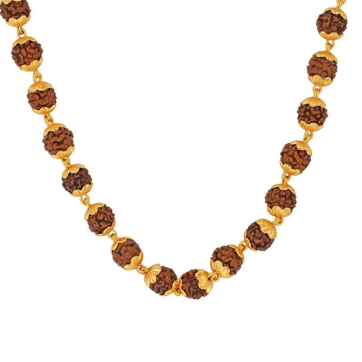 Gold-Plated Rudraksha Mala #SpiritualCollection